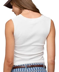 Edikted Women's Yoonchae Scoop Neck Top
