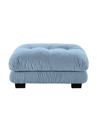 sumyeg 27-Inch Upholstered Ottoman Footrest for Living Room or Bedroom