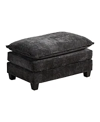 sumyeg Cloud Sofa Ottoman with Double Layer Upholstered Cushion for Living Room or Bedroom