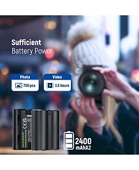 Neewer Np-W235 Camera Battery and Charging Accessory with 2400mAh for Fujifilm X-T5 X-T4 Gfx 100S X-H2S X-S20 Gfx