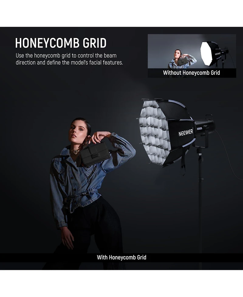 Neewer NS45P Softbox for Aputure 120d Godox SL60w