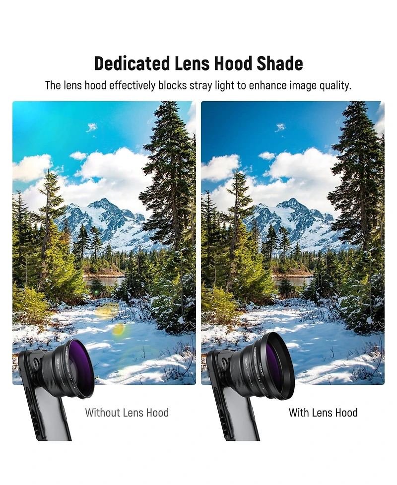 Neewer ND2-32 Camera Lens Accessory with ND2-32 for select iPhone and Android mobile devices
