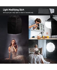 Neewer NS90L Softbox with 90cm, 60x for Aputure 600d Amaran 60x Godox SL60W