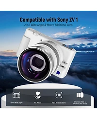 Neewer ZV1 Camera Mounting Accessory with 2 in, 10x for Sony ZV1