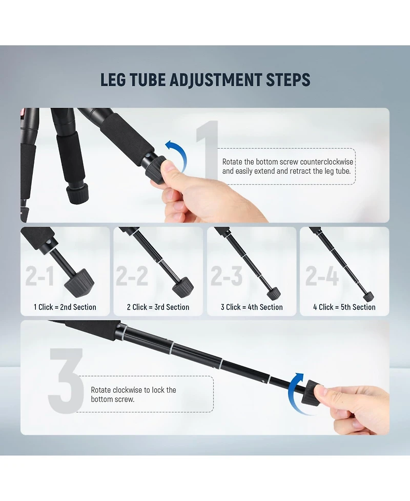 Neewer Tp-AAM521 Camera Tripod with 50cm for select iPhone models