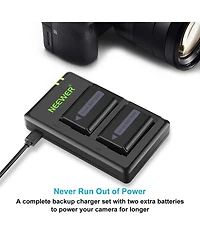 Neewer Np-FW50 Camera Battery and Charging Accessory for select Sony Np-f-series devices