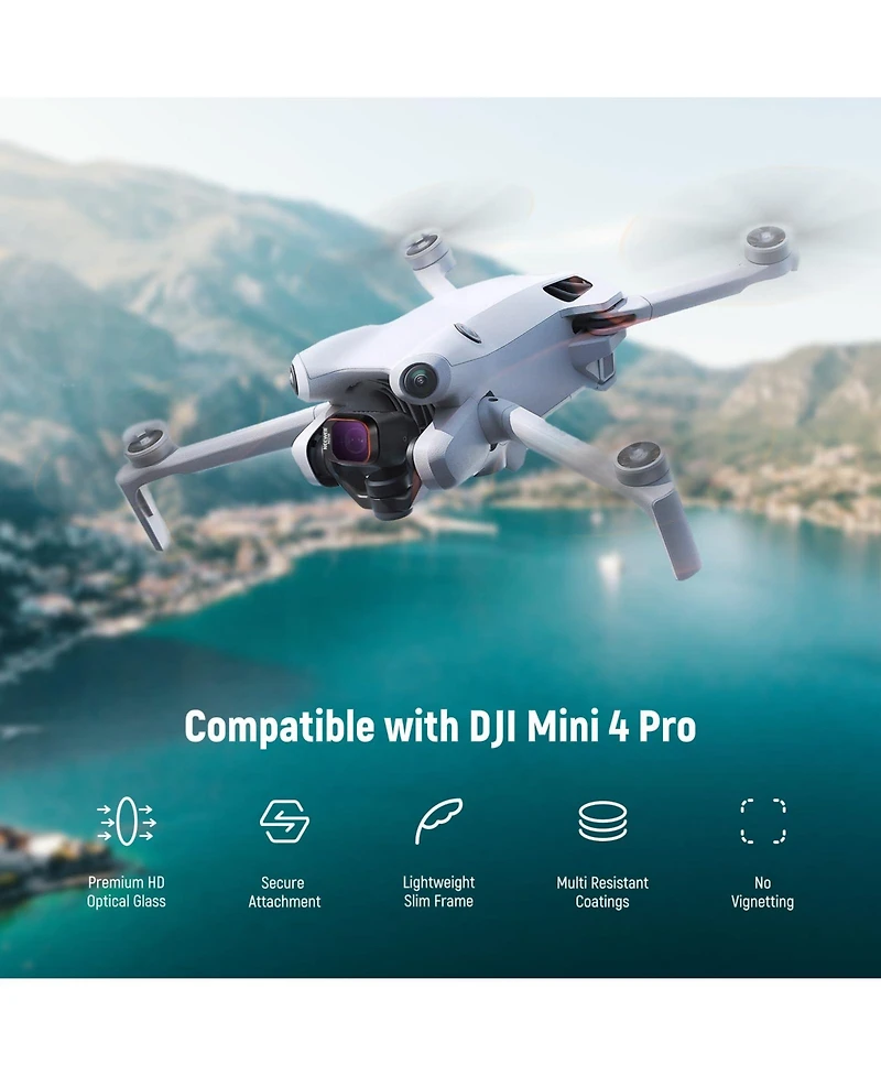Neewer ND8 Camera Lens Accessory with Cpl, ND8, ND16 for Dji Mini 4 Pro
