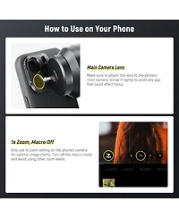 Neewer Ls-66 Camera Mounting Accessory with 1.7X for select iPhone and Android mobile devices