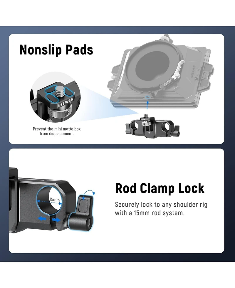 Neewer PG013 Camera and Photo Accessory for SmallRig Neewer Mini Matte Boxes