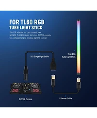 Neewer NC006 Led Video Light with 1feet, 35cm, Rgb