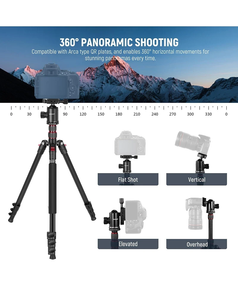 Neewer TP77 Camera Tripod with 34lb