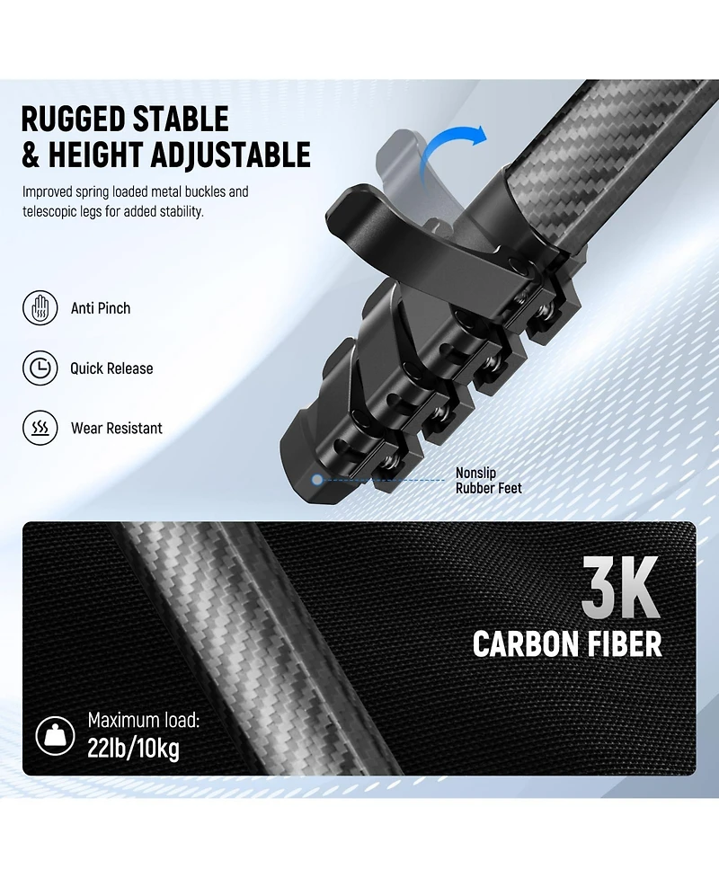 Neewer LT38 Camera Tripod with 22lb for Pd