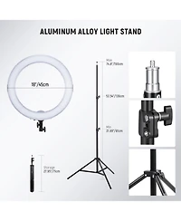 Neewer Rl-18 Ring Light with 18 Inch, 45cm, 58W for select iPhone models