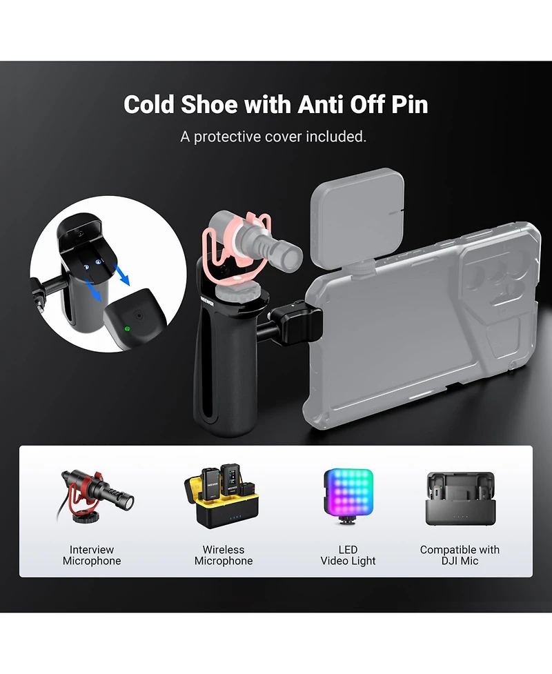 Neewer PA148E Camera Mounting Accessory for select iPhone and Android mobile devices