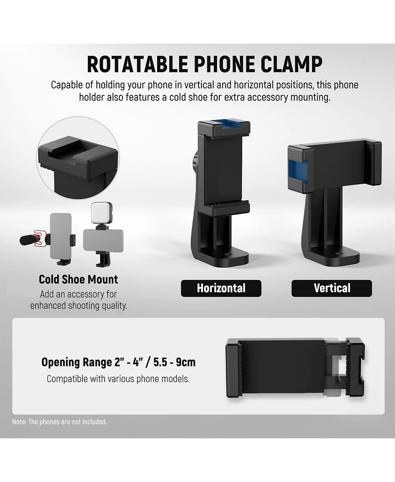 Neewer SD001 Camera Mounting Accessory for select iPhone and Android mobile devices
