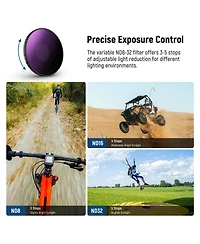 Neewer ND8-32 Camera Lens Accessory with ND8-32 for select Dji Osmo Action models
