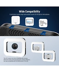 Neewer NL200B Ring Light with 20W, 5200mAh, CRI80