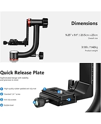 Neewer GM101 Camera Tripod with 30lbs, 13.6kg