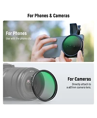 Neewer Fl-B19 Camera Lens Accessory with Cpl for Android Samsung Galaxy S25 Ultra Google Pixel Huawei