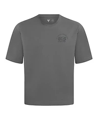 LevelWear Men's Gray Usmnt Luxe Signature Knit Transit T-Shirt