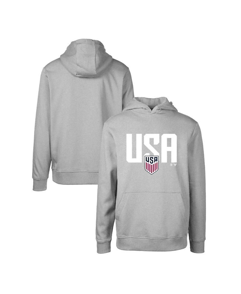 LevelWear Big Boys and Girls Gray Usmnt Podium Mascot Pullover Hoodie