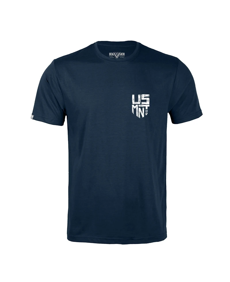 LevelWear Men's Navy Usmnt Richmond Scribble T-Shirt