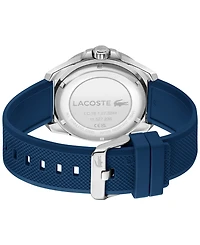 Lacoste Men's Quartz Capbreton Navy Silicone Strap Watch 43mm