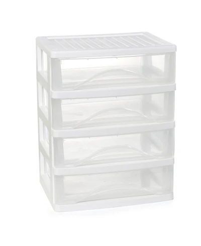 Xdovet Desk 4 Drawer Organizer Plastic Office Home Storage