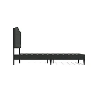 Glenwillow Home Upholstered Complete Bed Queen Stone