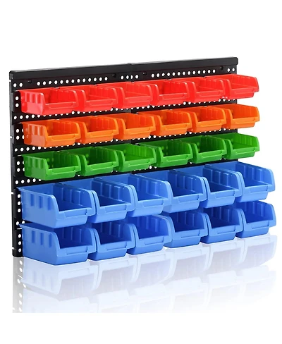 Xdovet Wall mounted parts rack tool storage rack suitable for screws, etc