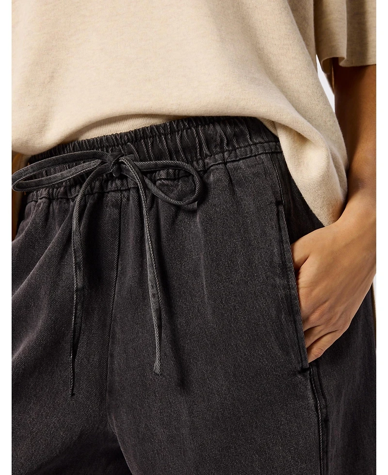 Whistles Women's Casual Denim Barrel Trouser