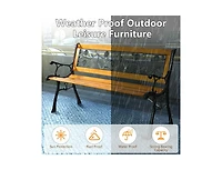 Mondawe Patio Park Garden Porch Chair Bench
