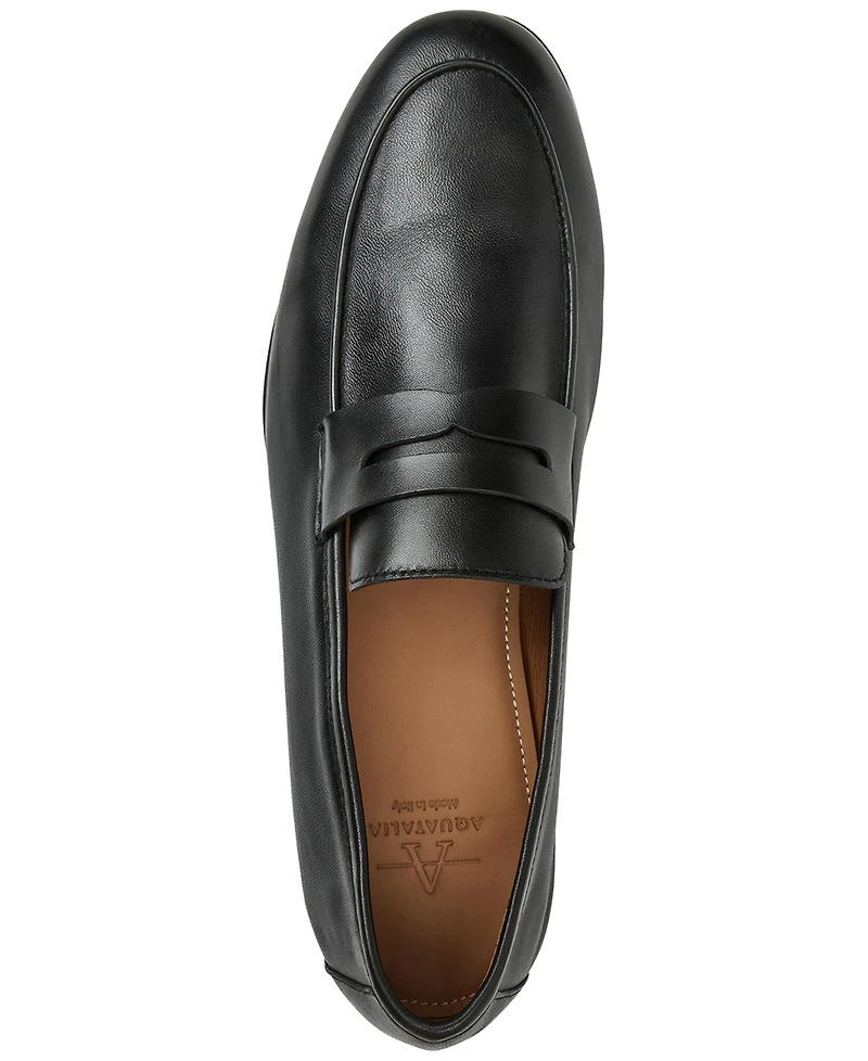 Aquatalia Men's Classic Jon Round Toe Loafers