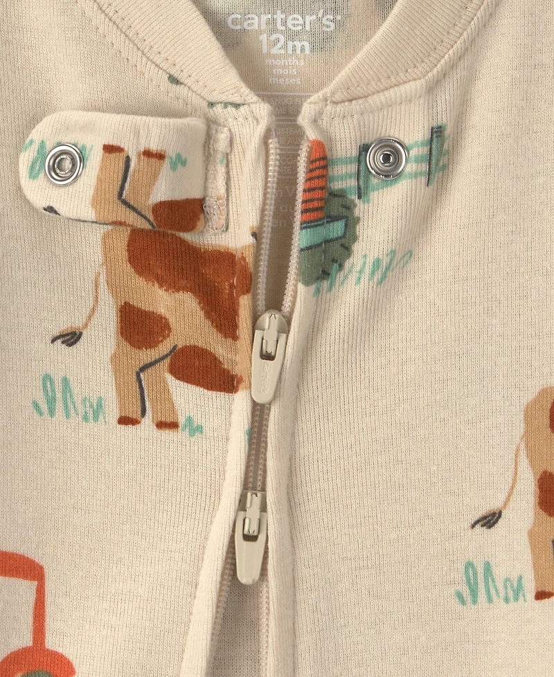 Carter's Baby Girls' Long-Sleeve Sleep & Play
