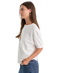 Good American Women's The Gym Crewneck T-Shirt