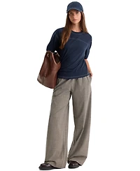 Good American Women's Straight-Leg Pull-On Trouser