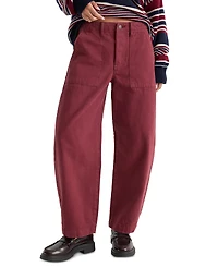 Good American Women's Vintage Mid-Rise Barrel Ankle Jeans