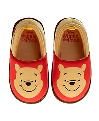 Disney Winnie the Pooh Kids 3 - 11 Slippers Plush, Warm, and Soft House Shoes