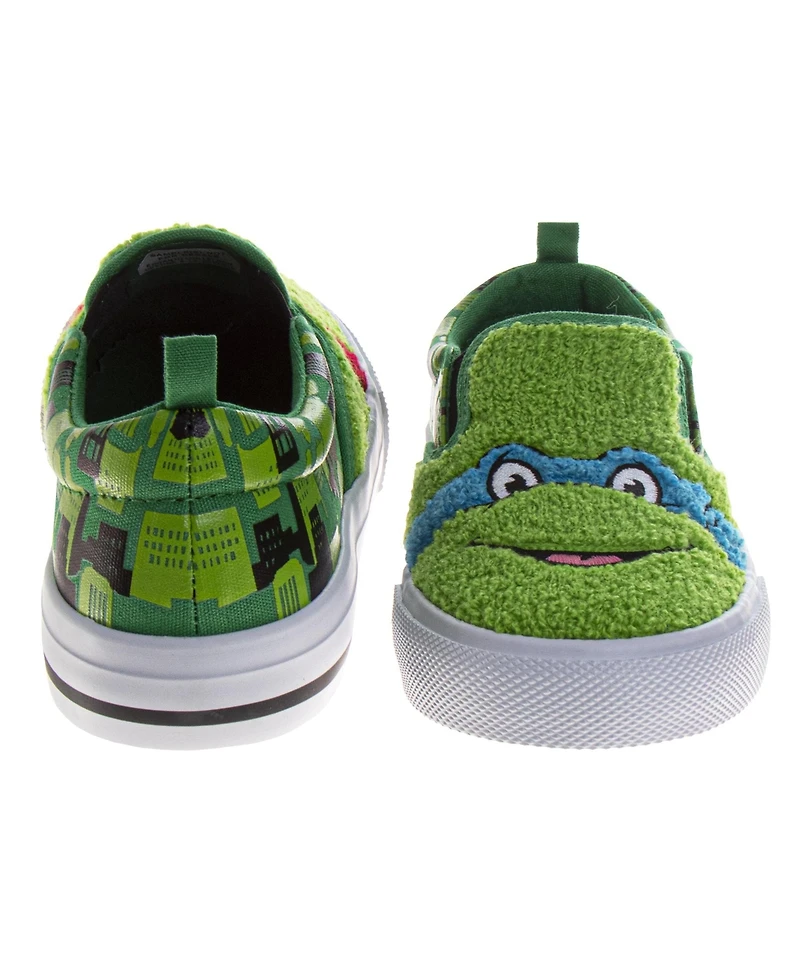 Nickelodeon Little Boys (1-13) Teenage Mutant Ninja Turtles Boys' Slip-On Canvas Shoes