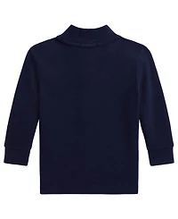 Polo Ralph Lauren Baby Boys' Estate-Rib Quarter-Zip Sweater
