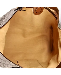 Pre-Owned Gucci Medium Convertible Soft Tote Gg Coated Canvas with Leather