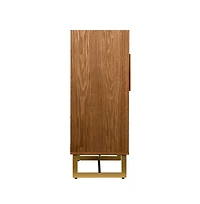 Augusta Home Trilken Bar Cabinet with Wine Storage