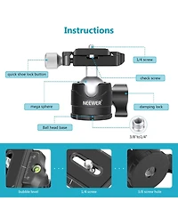 Neewer Camera Tripod with 6.6LB, 5kg