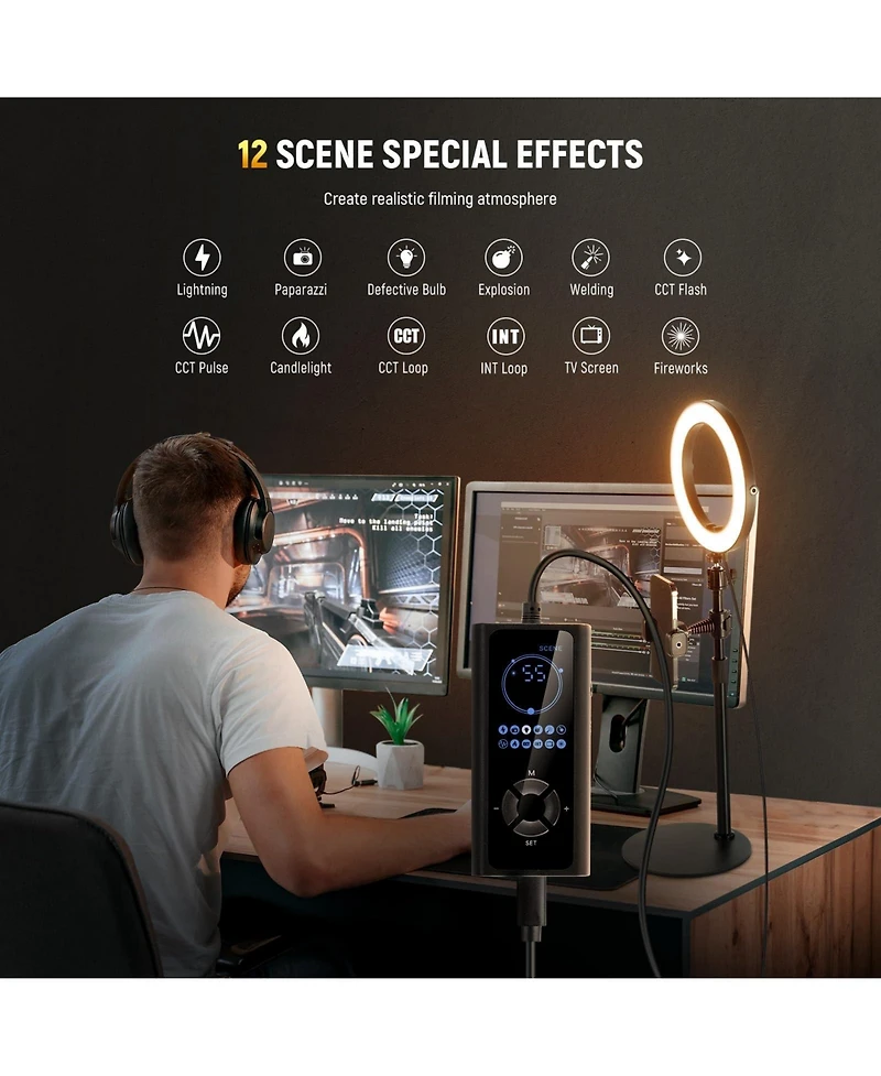 Neewer RH12B Ring Light with 24W for select iPhone models
