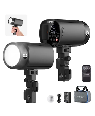 Neewer Q120 Camera Battery and Charging Accessory with 120Ws, 3000mAh, Ttl for Godox