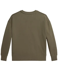 Polo Ralph Lauren Girls' 7-16 Bear Long-Sleeve Sweatshirt
