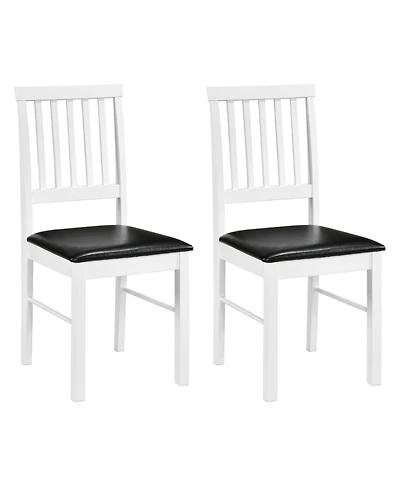 Slickblue Set of 2 Mid Century Dining Chairs for Kitchen and Dining Room