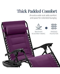 Best Choice Products Oversized Padded Zero Gravity Chair