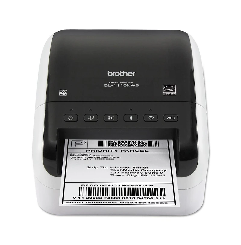 Brother Ql-1110NWB 69 Labels Print Speed Wide Format Professional Label Printer