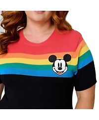 Plus Size Patterned Short Sleeve Sweater